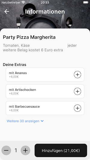 Pizzeria bei Simon Wiesbaden Screenshot 2