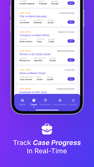Gehilaw Clients App Screenshot 1