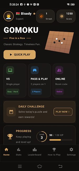 Gomoku: Five in a Row Game Screenshot 0