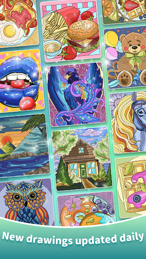 Color Art Paint by Number Game Screenshot 2