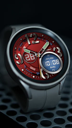 Hybrid Sport Aggres Watch face Screenshot 1