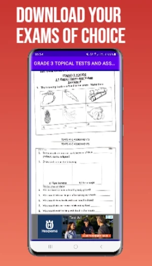 Grade 3 Subjects Topical Tests Screenshot 3