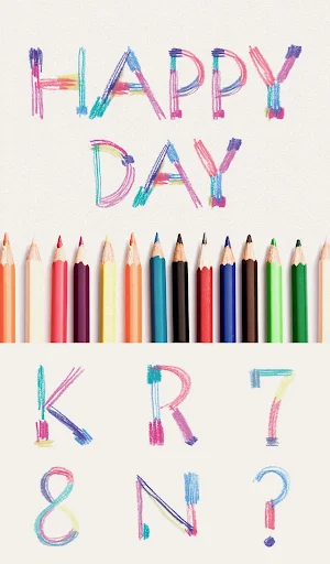 Stamp Pack: Crayon ABCs Screenshot 0