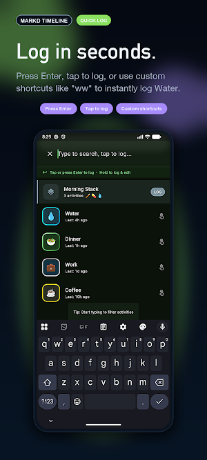 Markd Timeline Screenshot 2