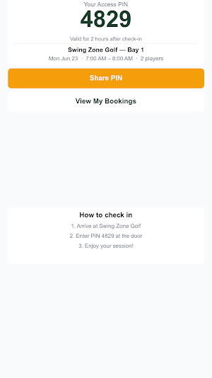 OpenTeeSheet Screenshot 2