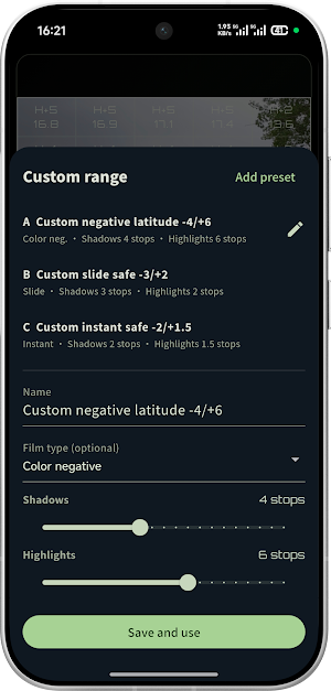 ISLE Light Meter Screenshot 3