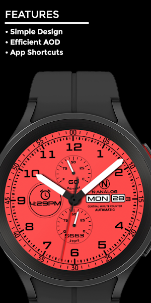 Nighty Analog 02 - watch face Screenshot 1
