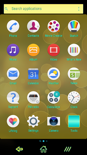 abstraction | Xperia™ Theme Screenshot 2