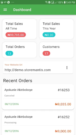StoreMantis Screenshot 1