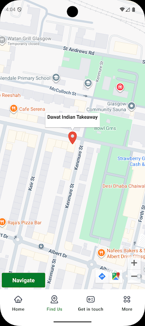 Dawat Indian Takeaway Screenshot 2