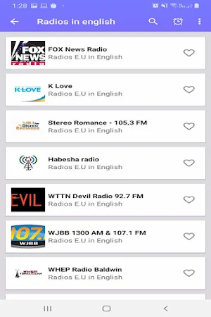 Radios Latinas en Español e Ingles USA Screenshot 1