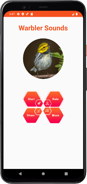 Warbler Sounds Screenshot 1