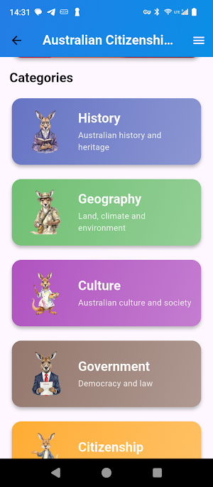 Australia Citizenship Test 25 Screenshot 1
