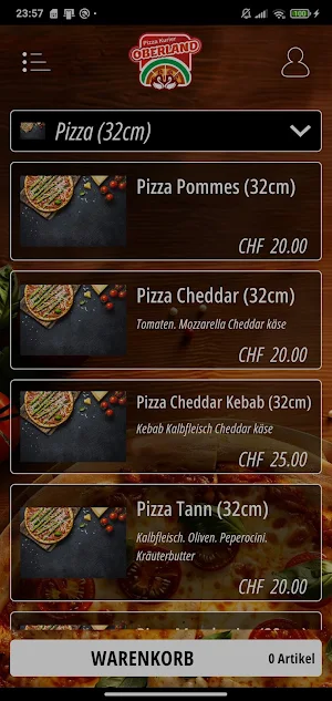 Pizzeria Oberland Rüti Screenshot 0