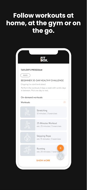 Fitbox online Screenshot 2