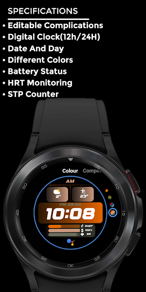 Night 67 - watch face Screenshot 3