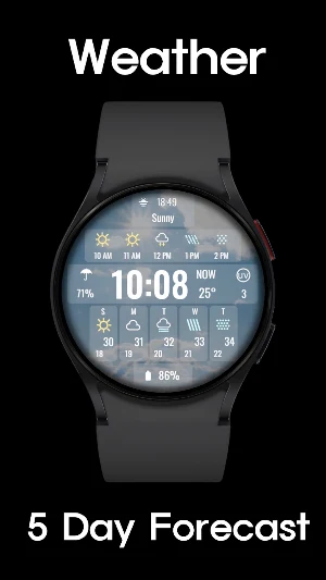 Weather Watch Face 05 Screenshot 2
