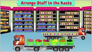 Fruits Supermarket Shopping: Grocery Cashier Games Screenshot 0