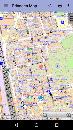 Erlangen Offline City Map Screenshot 2