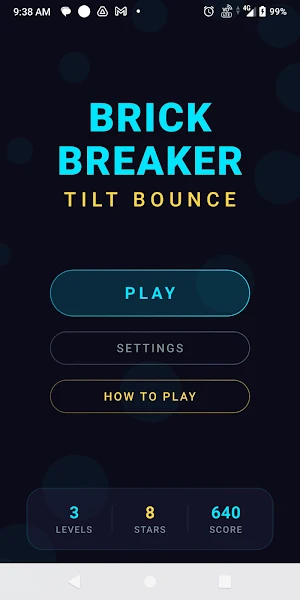Brick Breaker: Tilt Bounce Screenshot 1