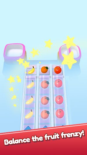 Sort N Balance: Fruit Puzzle Screenshot 1