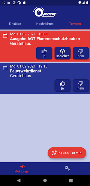 EMS-Alarm von Einsatzmeldesystem.de Screenshot 3
