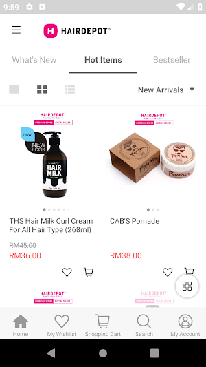 Hairdepot MY Screenshot 1