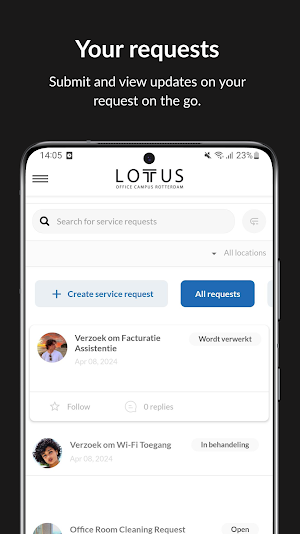 Lotus Campus App Screenshot 2