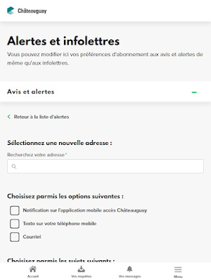 Châteauguay – MonDossier Screenshot 2