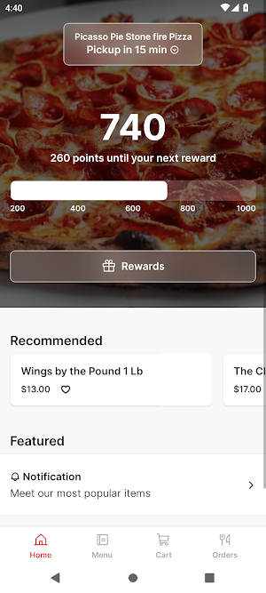 Picasso Pie Stone Fire Pizza Screenshot 0