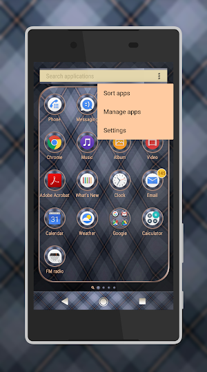 cell pattern | Xperia™ Theme Screenshot 1