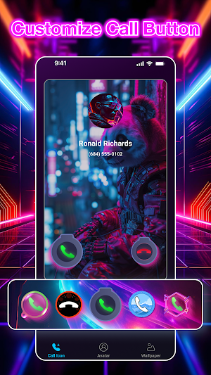 Call Theme Dialer - Cool Color Screenshot 3