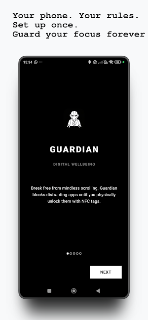 nfcGuard - NFC Focus Lock Screenshot 0