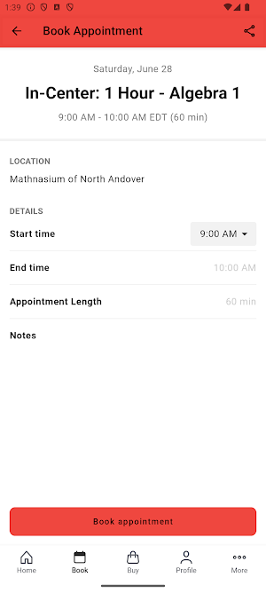 Mathnasium North Andover Screenshot 2