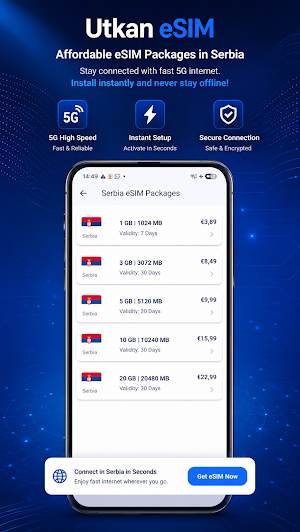 Utkan eSIM Screenshot 2