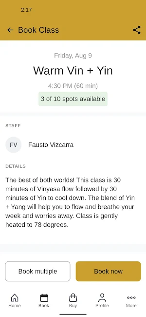 Wild + Well Yoga Screenshot 2