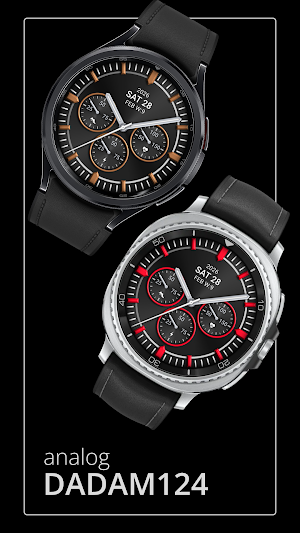 DADAM124: Analog Watch Face Screenshot 0