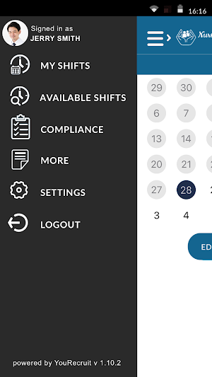 Nursing & Caring Direct HCA Screenshot 1