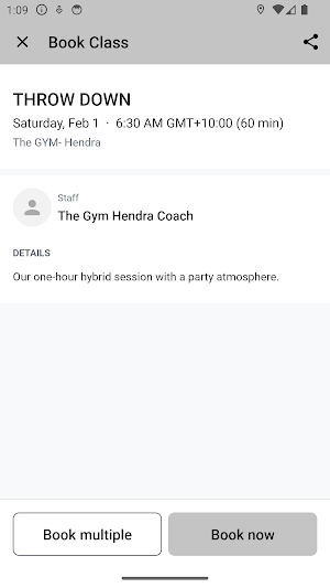 The Gym. Screenshot 2