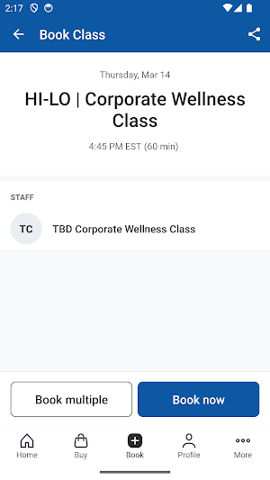 TrainFit Club Screenshot 2