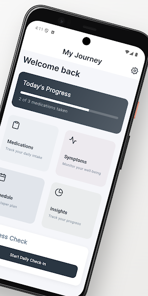Taper Medication App Screenshot 1