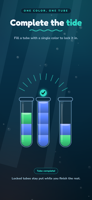 Tide Sort - Water Sort Puzzle Screenshot 3