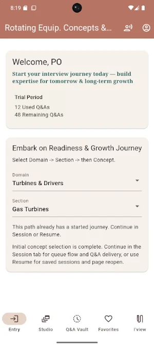 Rotating Machine Interview Q&A Screenshot 0