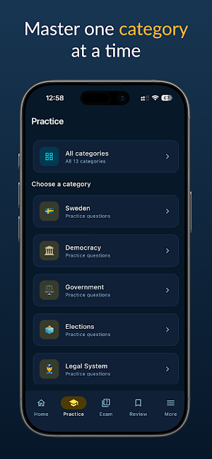 Swedish Citizenship Test Screenshot 2
