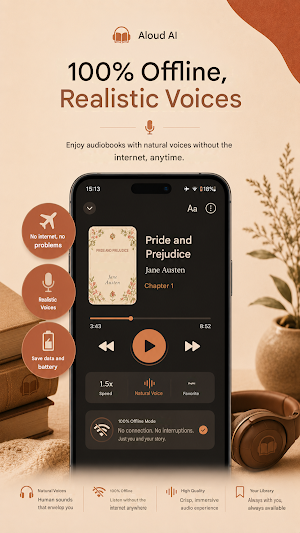 Aloud AI: PDF to Audiobook Screenshot 2