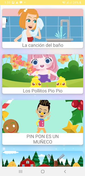 canciones para niños chiquitos Screenshot 0