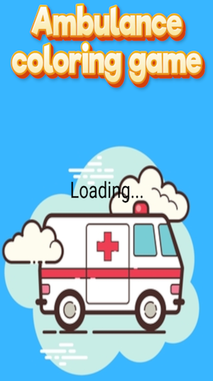 Coloring Ambulance Cars Screenshot 2
