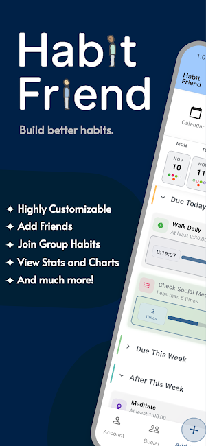 HabitFriend: Habit Tracker Screenshot 0