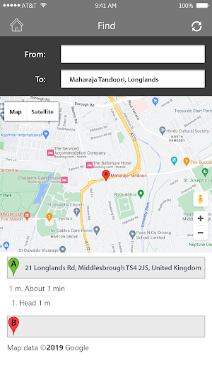 Maharaja Tandoori, Longlands Screenshot 1
