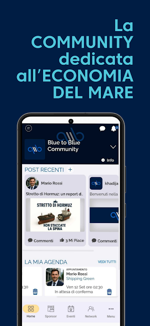 Blue to Blue Community Screenshot 1